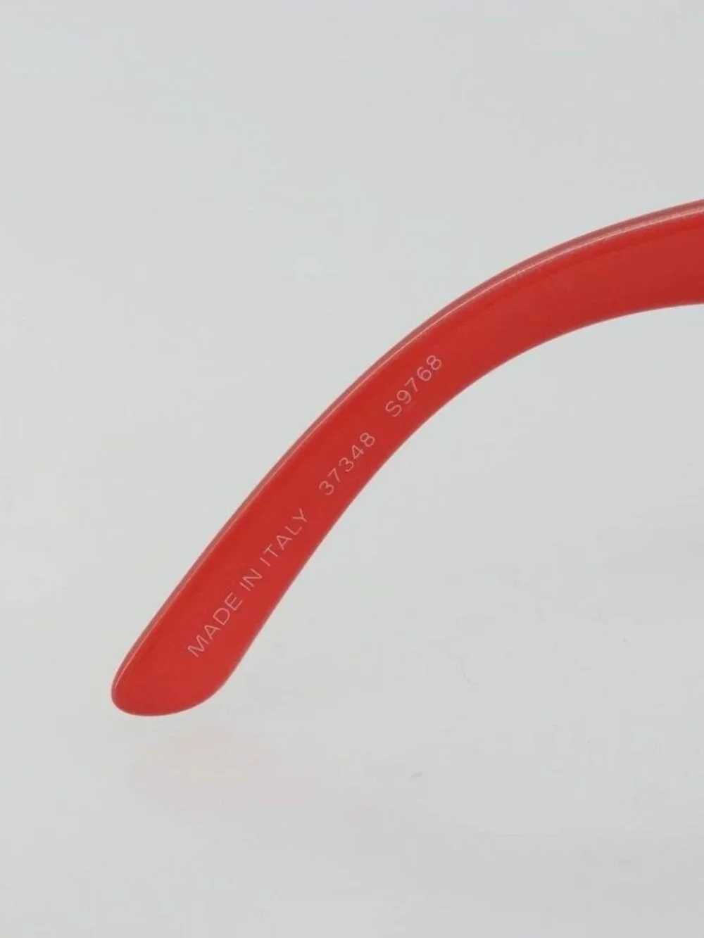 CHANEL Sunglasses plastic Red CC Auth ka3894A